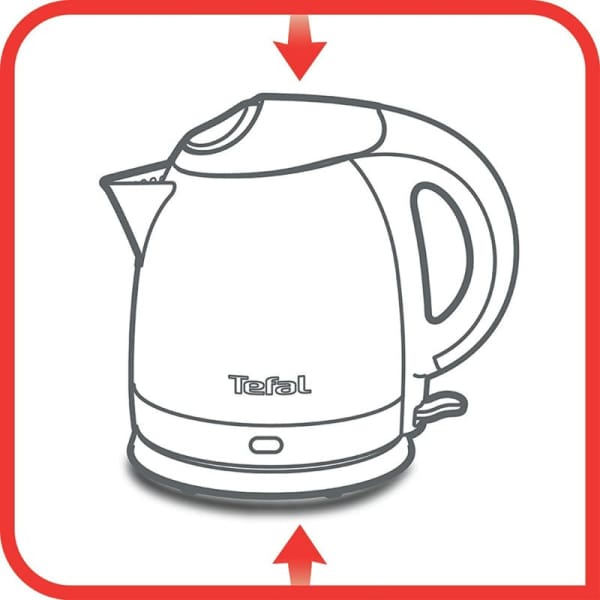 Bouilloire électrique TEFAL 1.2L-1800W Inox (KI431D10) Bouilloire électrique TEFAL 1.2L-1800W Inox (KI431D10)